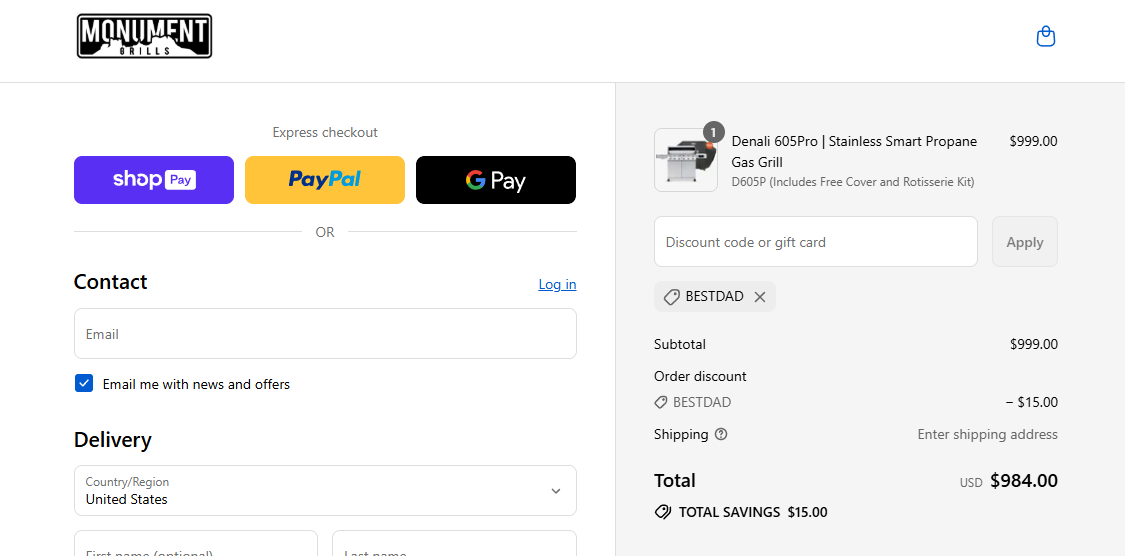 Coupon proof BESTDAD