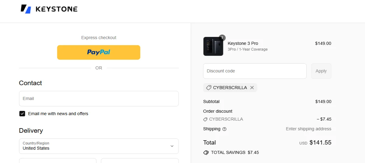 Coupon proof CYBERSCRILLA