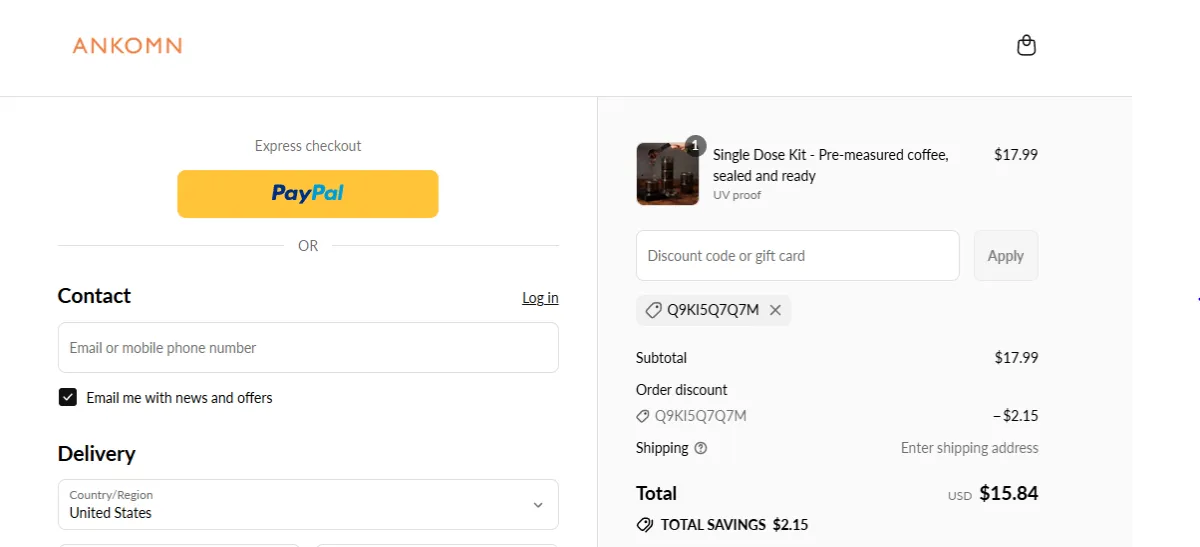 Coupon proof Q9KI5Q7Q7M