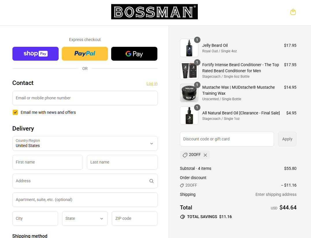 Coupon proof 20OFF