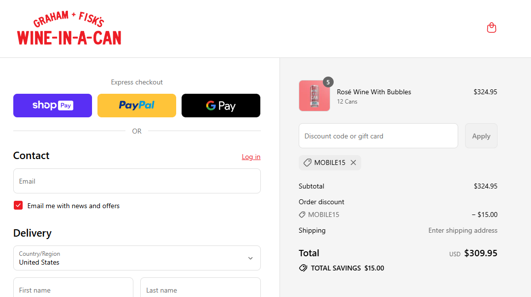 Coupon proof MOBILE15