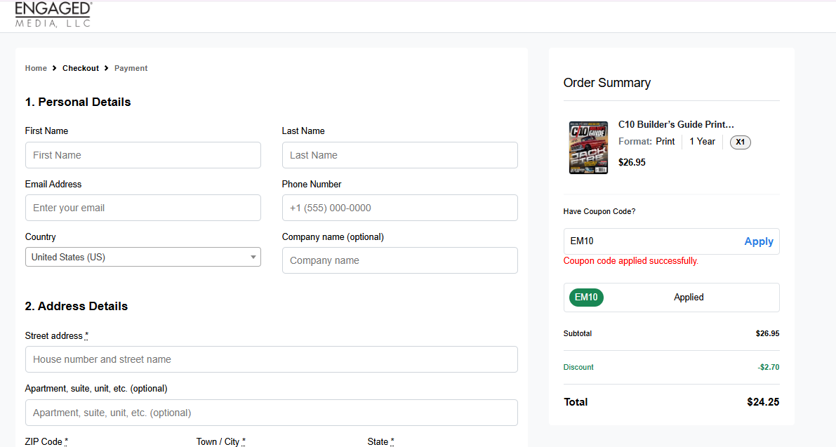 Coupon proof EM10