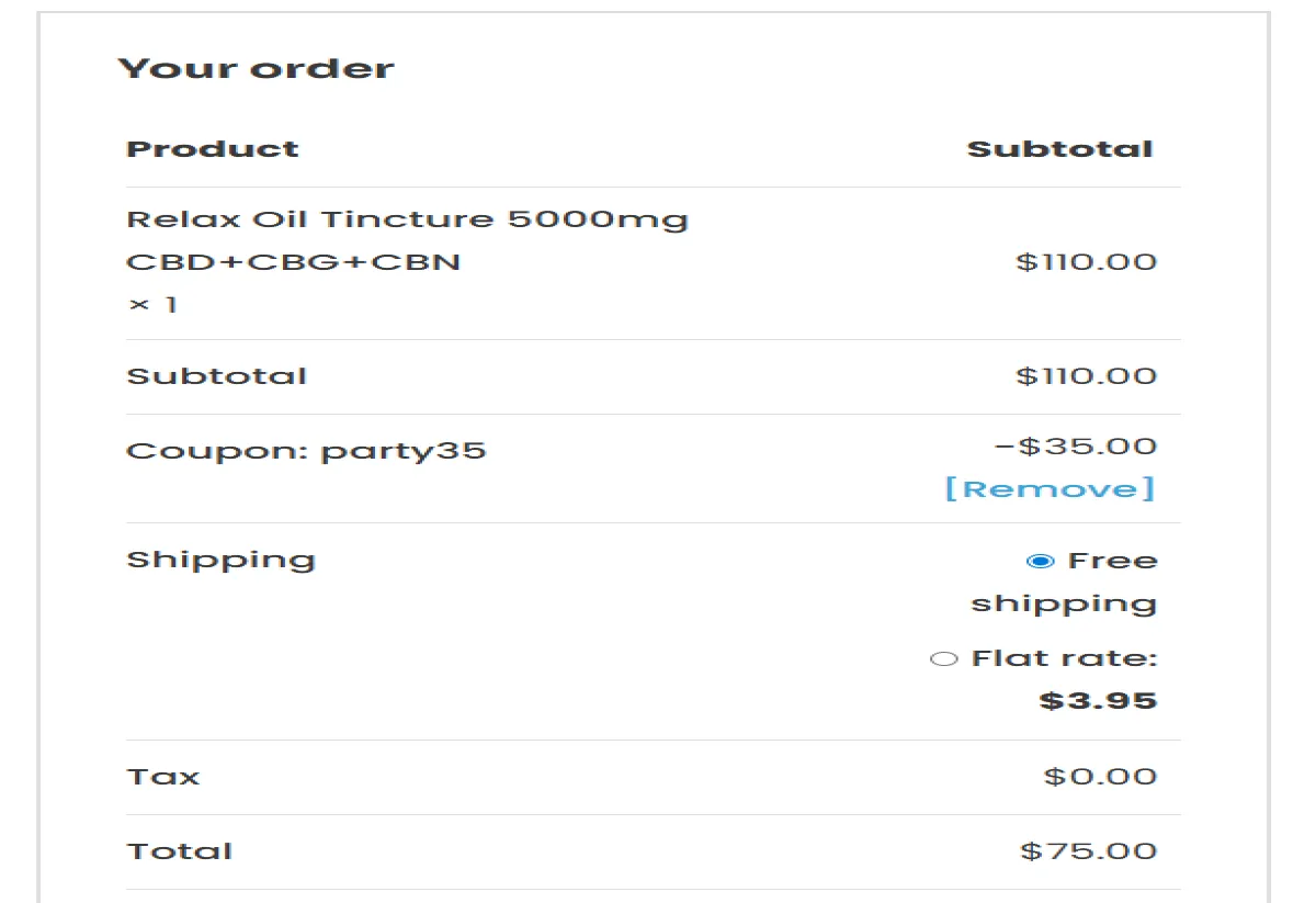 Coupon proof party35