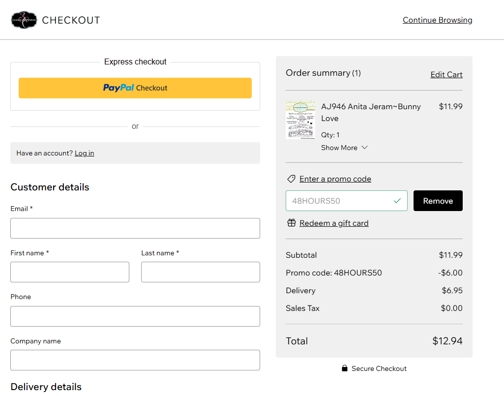Coupon proof 48HOURS50