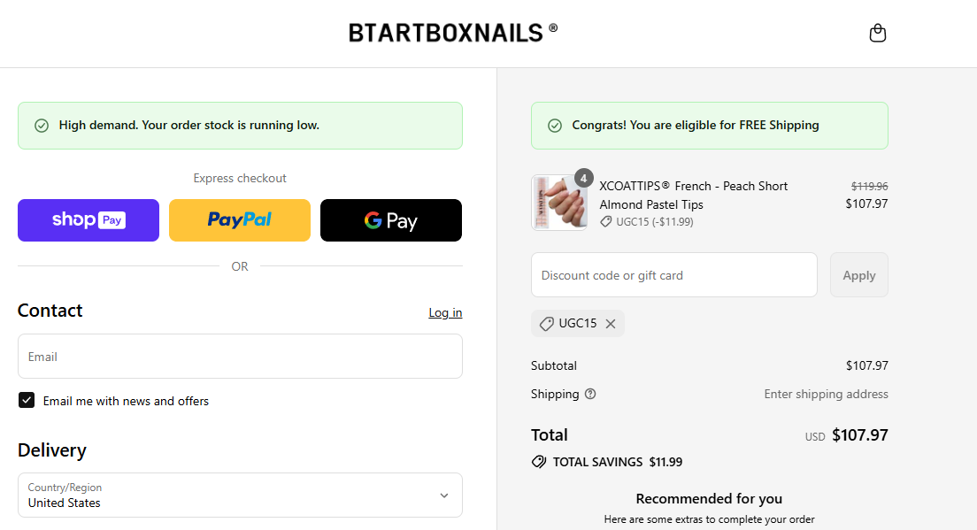 Coupon proof UGC15