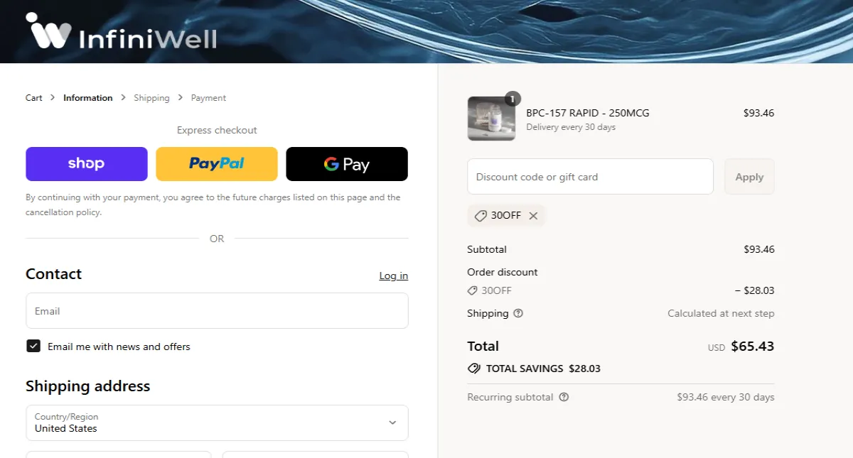 Coupon proof 30OFF