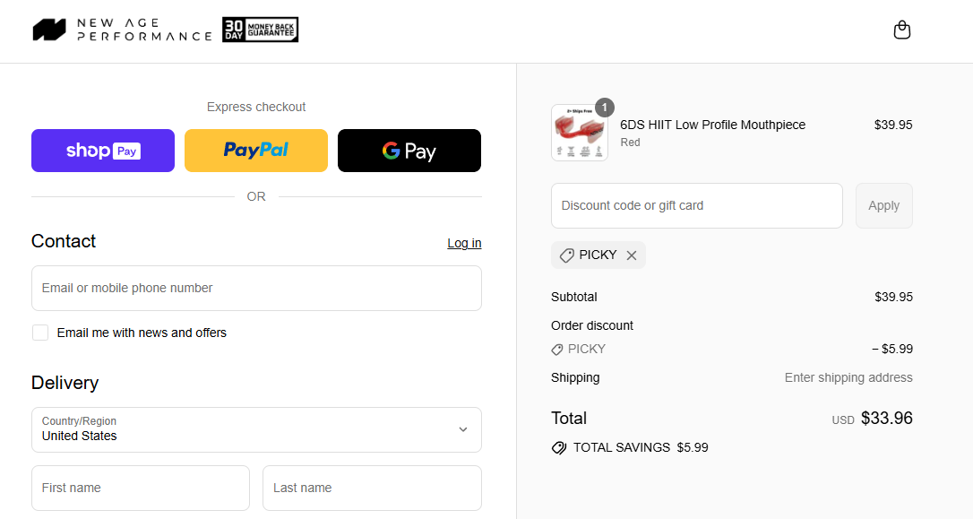 Coupon proof PICKY