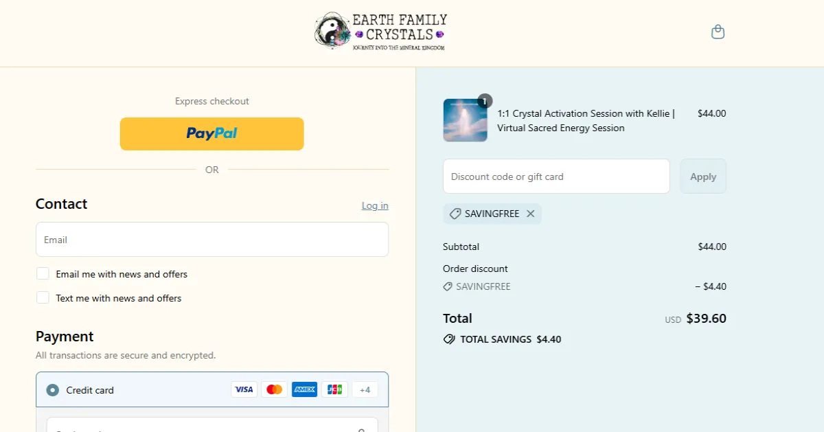 Coupon proof SAVINGFREE