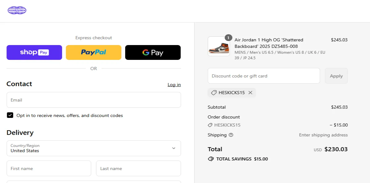 Coupon proof HESKICKS15