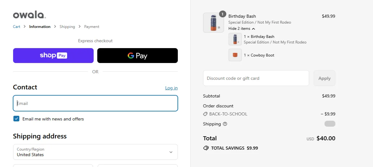 Coupon proof BACK-TO-SCHOOL