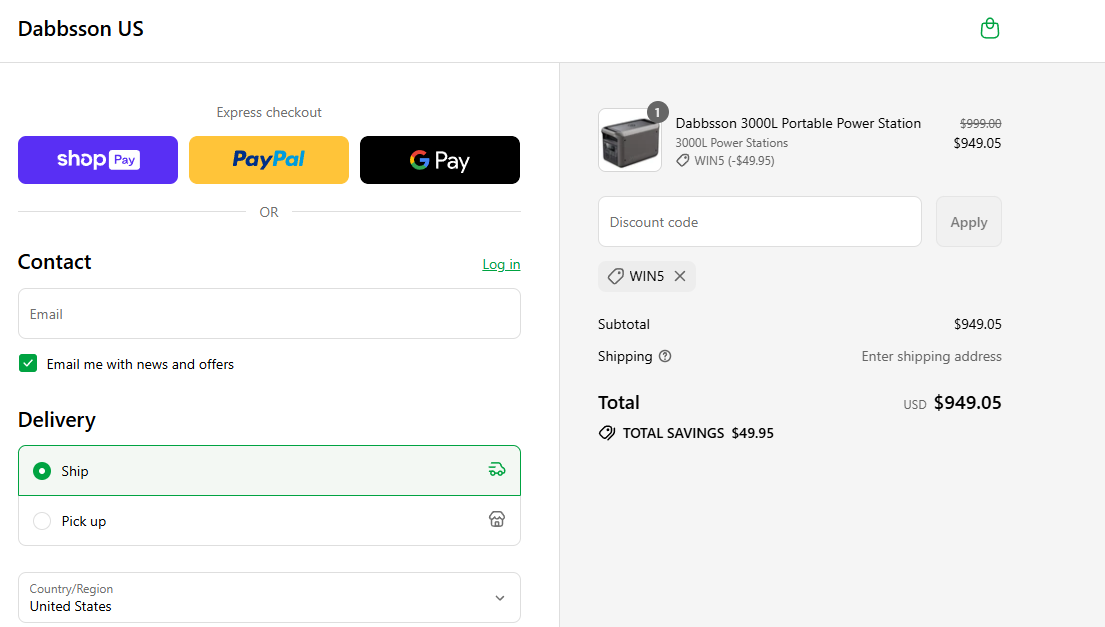Coupon proof WIN5
