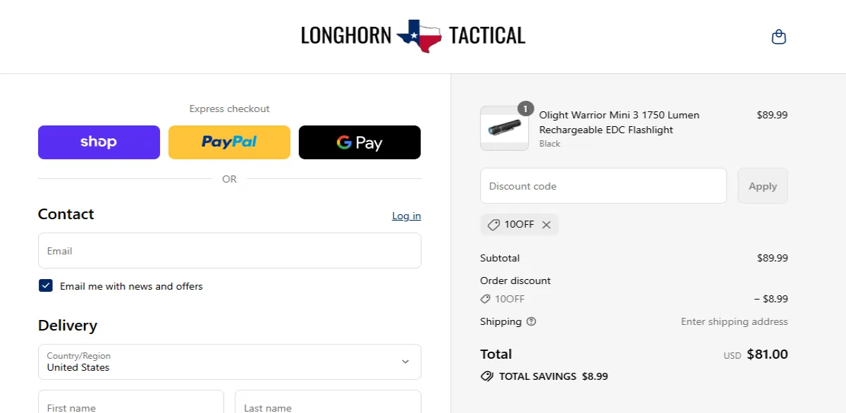 Coupon proof 10OFF